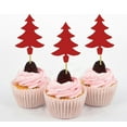 thumbnail image 1 of Darling Souvenir, Christmas Tree Cupcake Toppers, Dessert Decorations - Pack Of 20, 1 of 6