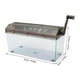 thumbnail image 4 of Paper Shredder Plastic Manual Operation Transparent A4 Cutting Machine Tool for Office Black, 4 of 4