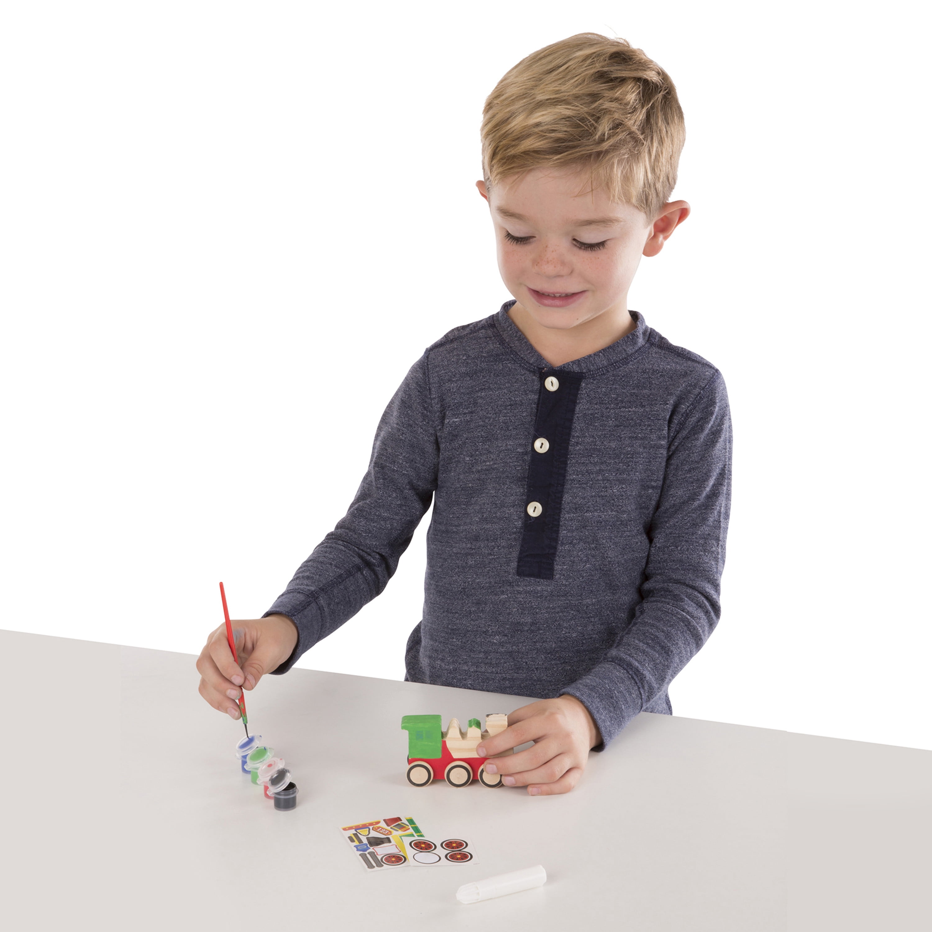 Melissa & Doug DYO Bundle - Monster Truck & Train