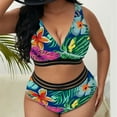 thumbnail image 6 of ZPAQI Oversized Beachwear Lady Bikini Swimsuit Split Soft Sexy Bikini Swimwear Female, 6 of 17