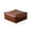Brown, variant on Tepsmf Large Square Coffee Table Pouf - 18 Inch Wide Upholstered Vegan Leather Ottoman in Distressed Brown, Lazy sofa with footstool opening for storage