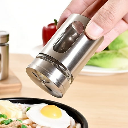 

Dolked Spice Jars Set Stainless Steel Set 80 Ml Size: 9.8*4.7*4.7cm