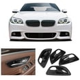 thumbnail image 4 of Embellecedor de manija de puerta, 4 piezas, estilo fibra de carbono, para BMW, construcción resistente, 4 of 9