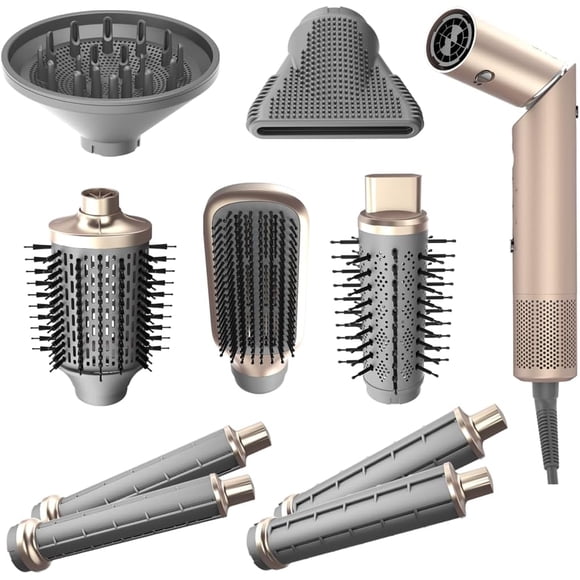 Multi Styler Gama Italy UniQ Flow 9 en 1 Efecto Coanda