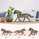 thumbnail image 1 of Estatua De Caballo Estatua de caballo de madera hecha a mano para sala de estar/hogar/oficina (sin luces) Ndcxsfigh Libre de BPA, 1 of 3