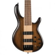 Cort Guitars C5PLUSOVMHABB-U Artisan Series C5 Plus OVMH 5 String Bass Guitar - Antique Brown Burst