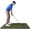 Simulator Mat, variant on Beaver Tail Golf Simulator Mat with The Most Realistic Hitting Strip Insert for Joint Injury Prevention