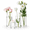 4 Pack(4,6,8,10 Inch ), variant on 12 Pack Glcylinder Vases 4 6 8 10 Inch Tallr Flower Vase Hurricane Floating Candle Holder For Table Centerpiece Wedding Home Decor.