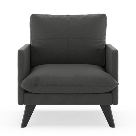 Hudson Armchair Oxford Weave - Graphite