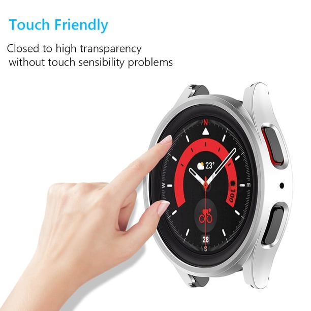 Protector De Reloj Cubierta protectora Marco de parachoques protector antiarañazos para Galaxy Watch5 Pro 45mm
