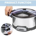 thumbnail image 4 of baomifa-Pot Lid Latch Lock Strap PVC Band Replacement for Hamilton Beach Replacement Crock Pot Lid Lock Strap for 7 Quart and 8 Quart Hamilton Beach Programmable Slow Cooker (Blue), 4 of 4
