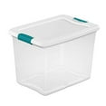 thumbnail image 1 of Sterilite 25 Qt Stackable Box Latching Storage Container with Lid, 24 Pack, 1 of 4