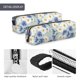 thumbnail image 4 of Fotbe Daisies Flowers Estuche para Lápices de Cuero con Estampado, Estuche con Cremallera Resistente, Organizador Compacto y Elegante para Papelería, 4 of 7