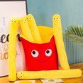thumbnail image 4 of Kripyery Chips Plush Toy Super Soft Realistic Looking Vibrant Color Vivid Expressions Non-Fading Fried Chips Funny Stuffed Toy Hamburger Throw Pillow Home Supplies, 4 of 8