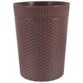 thumbnail image 1 of Imitation Rattan Woven Trash Can Wastebasket Bedroom Living Room Bathroom Trash Can, 1 of 9