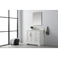 thumbnail image 2 of Vanity Art 36 Inch Single Sink Bathroom Vanity with Ceramic Sink and Engineered Marble Top, Without Mirror, 2 of 5