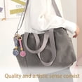 thumbnail image 4 of 2 uds llavero de bola de cristal brillante de moda bolso de coche bolso colgante llavero para mujeres niñas regalo, 4 of 5