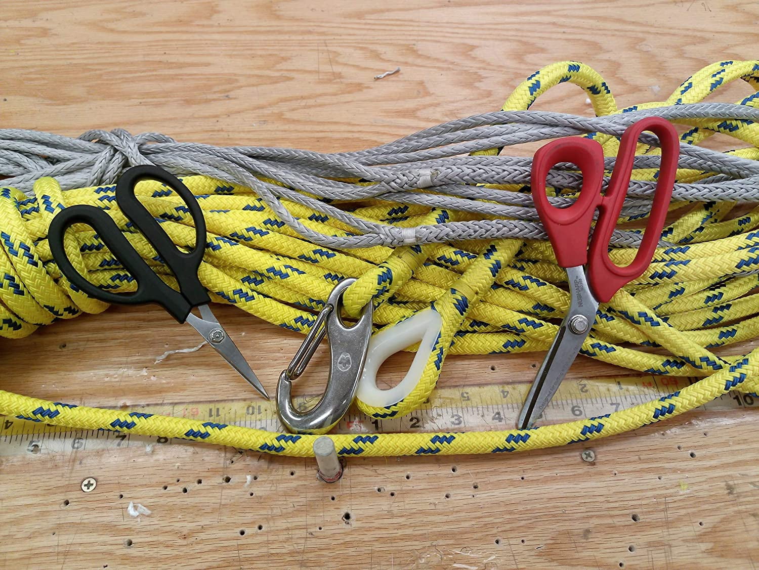 Ascend Tools 8 inch Shears – Cuts High Performance Materials Kevlar Spectra Technora and Composite