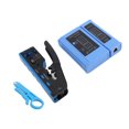 thumbnail image 1 of Ethernet Crimping Tool, Multifunctional Comfortable Handle Lightweight Sharply Blade Anti Slip Ethernet Crimp Tool Set with Tester for Cat5e Cat6 Cat6a, 1 of 7