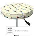 thumbnail image 2 of Goofa Dachshund Dog Puppy Printed Stool Covers Round, Waterproof Round Bar Stool Covers Anti-Slip Round Bar Stool Seat Cover with Elastic Bands Durable -13 inch, 2 of 7