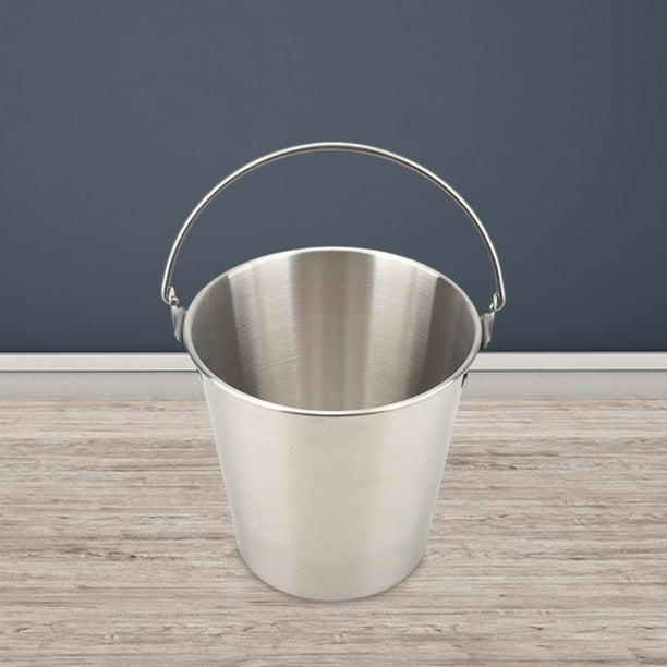 Cubo de Almacenamiento Perfecl Cubeta de Hielo Acero Inoxidable 1000ML Plata