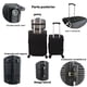 thumbnail image 3 of Set De 3 Maletas Viaje Maleta Grande 20 Kg Y Chica 10 Kg Cabina Avion, 3 of 5