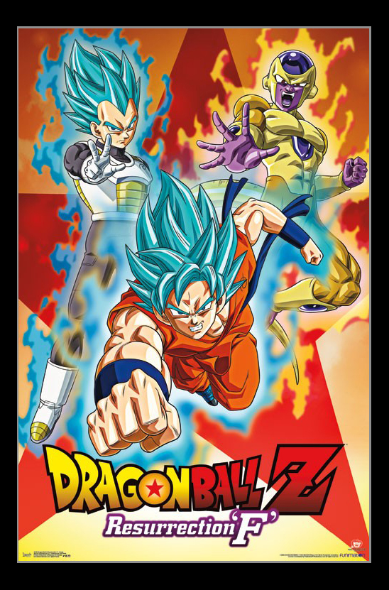 Dragon Ball Z Resurrection F Group Laminated Poster Print 22 X 34 Walmart Com