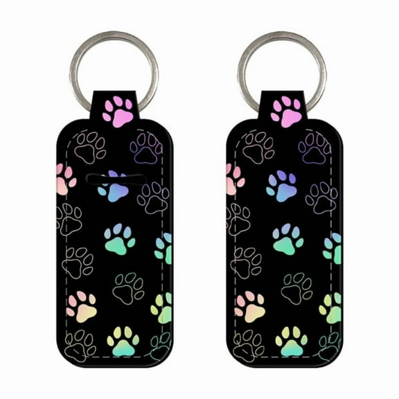 Cats Claw Lip Balm Holder Key Rings Lipstick Holder Keychain Chapstick Sleeve Holder Lipstick Sleeve for Travel Use
