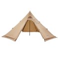 thumbnail image 1 of VEVOR Hot Tent for 4 Persons, Portable Winter Tipi Tent with Stove Jack, Waterproof Canvas Camping Tents,  Lightweight 4 Season Shelter Tents for Hiking Fishing Backpacking, M Size, 1 of 9