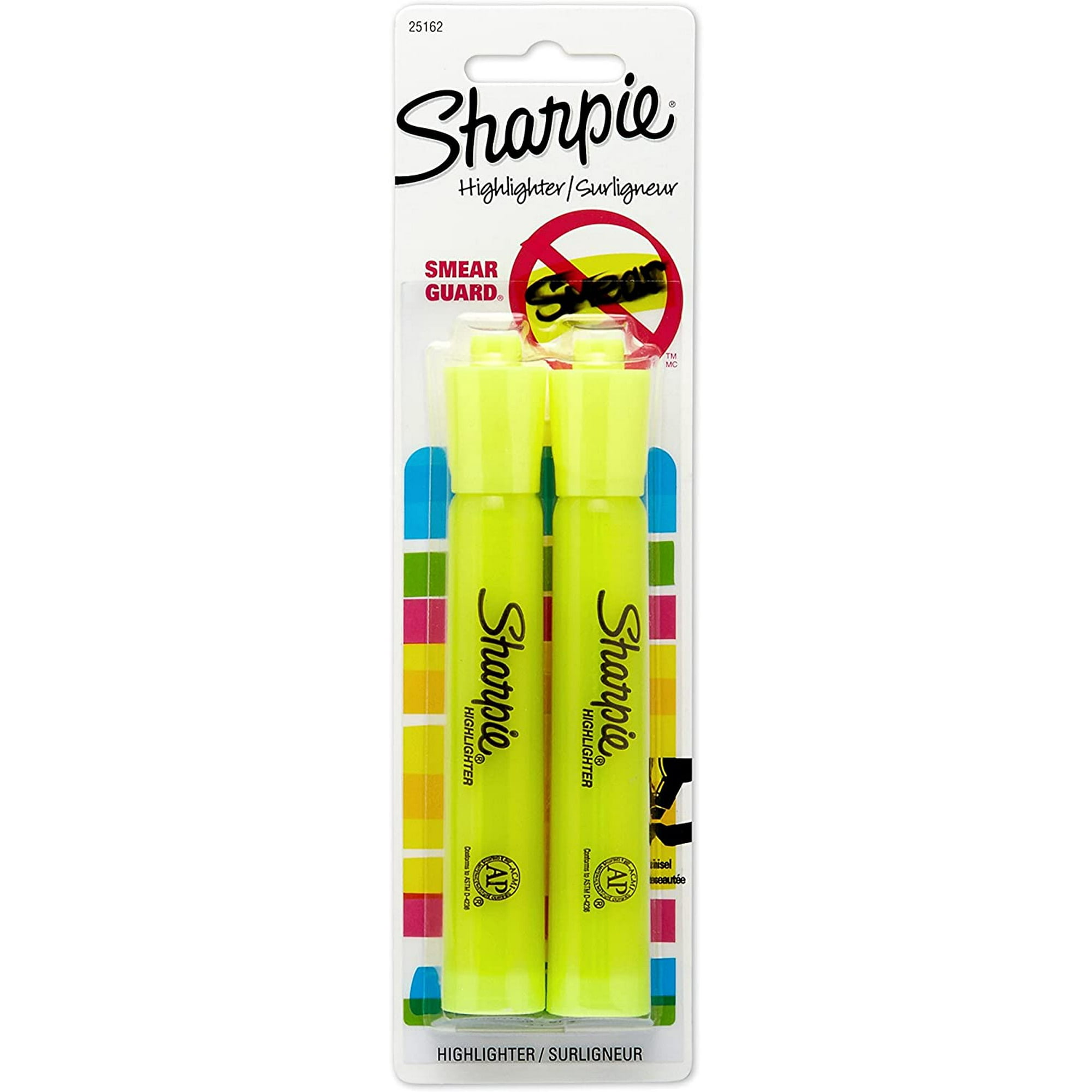 Highlighter Sharpie Yl/2Pk (IN-6) (25162)