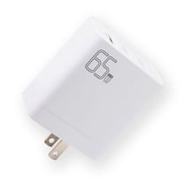 65W GaN Fast Charger Block,2-Port USB C & 1 USB A Foldable PD 3.0 QC Wall Charger Plug Compatible With iPhone 17,Laptop,Travel