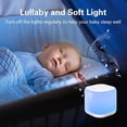 thumbnail image 3 of White Noise Machine with 7 Color Night Light and 34 Sleep Aid Sounds for Soothing Emotions,Promoting Sleep,Sound Machine,1 * White Noise Machine,White, 3 of 8