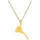 thumbnail image 1 of Collar con colgante Minnieouse digno de regalo para mujer minimalista Oro, 1 of 6