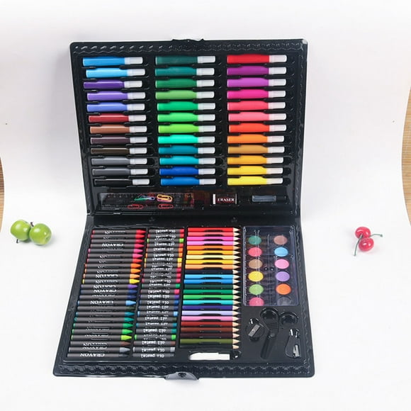150pcs/set Children Painting Set Watercolor Markers Crayon Colored Pencils Gouache Stationery Art Supplies Set