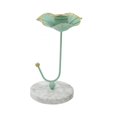 thumbnail image 2 of Candelabros Cónicos Portavelas Tealight Candelabro Adorno de Inauguración de La Casa Candelabros Portavelas Soporte Hotel Velas de Oración Sala de Est hoja de loto verde BLESIY Portavelas, 2 of 6