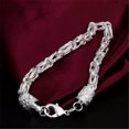 thumbnail image 2 of New Popular 925 Silver Democracy Style Fashion Women Bracelet Jewelry Sale, 2 of 2