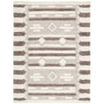 thumbnail image 3 of SAFAVIEH Kenya Wendell Southwestern Wool Area Rug, Ivory/Brown, 6' x 9', 3 of 8