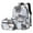 Black, variant on SUSHANG Backpack Female Clear Sweet Print Student Schoolbag Female Backpack Fashion Female Bag Two Piece Set