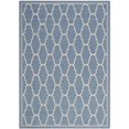 thumbnail image 1 of Safavieh Courtyard Blue Indoor Outdoor Rug - 6'7" x 9'6", 1 of 1