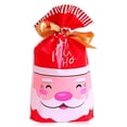 thumbnail image 1 of Yuarrent Bolsas de cordón medianas de Navidad Embalaje de regalo de boda Vacaciones Adultos Envoltura de muñecas Paquetes de juguetes Kits de decoración para fiestas Tipo 1 10 piezas, 1 of 6