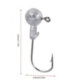 thumbnail image 3 of Pack of 50 soft hooks for carp fishing, original color accessory, 3 of 4