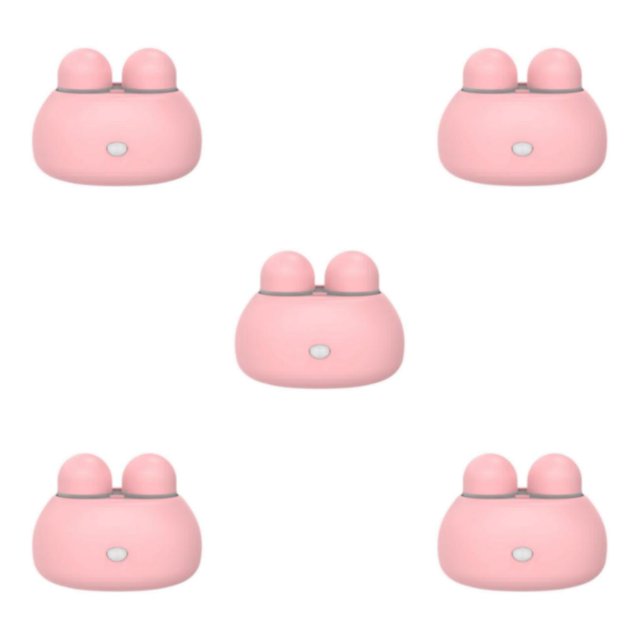 VONKY Cute Contact Lens Container Battery Washer Lens AAA Pink 85x60x65mm 5Set