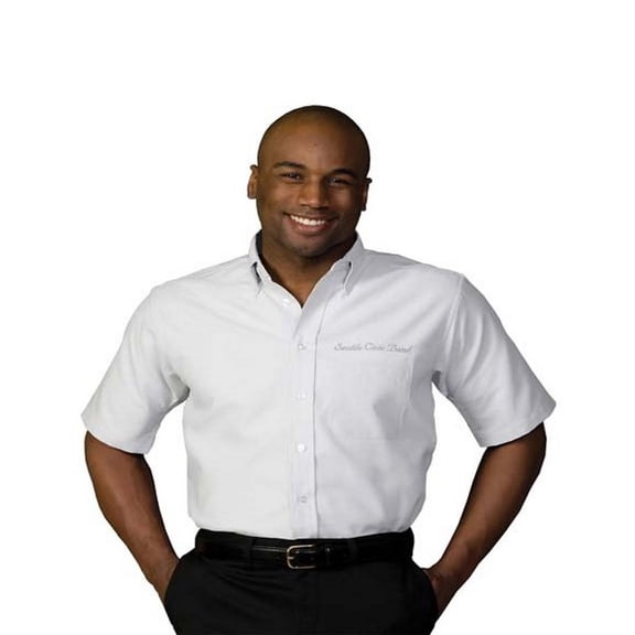 Edwards Garment Men's Wrinkle Resistant Oxford Short Sleeve Shirt
