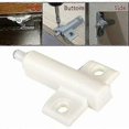 thumbnail image 2 of 2x Soft White+gray Door Damper Close Dampers For Kitchen Cabinet Cupboard Door Drawers Closer Bumps With Screws, 2 of 4