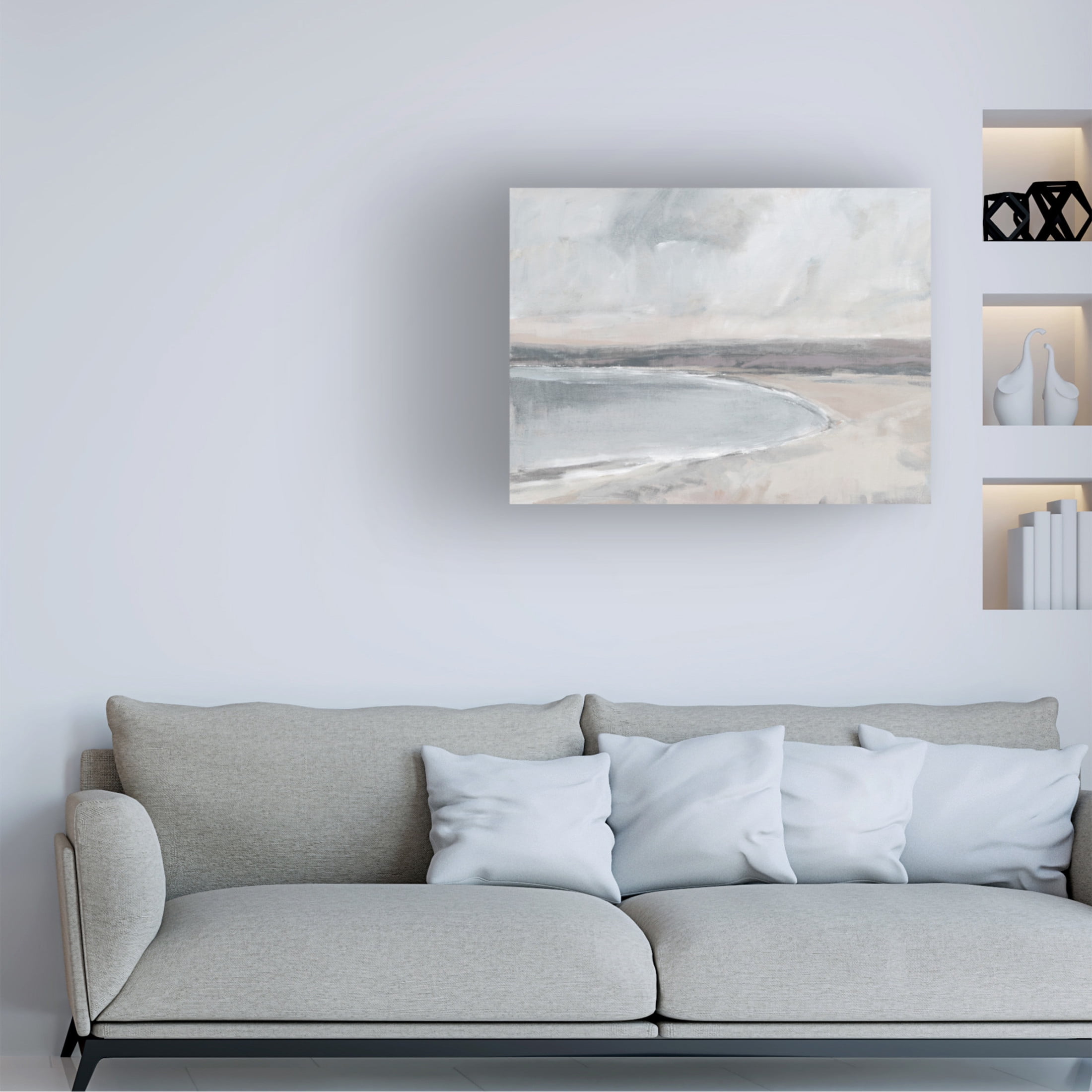 Trademark Fine Art Tim OToole  Lavender Mist Coast II Canvas Wall Art