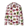 thumbnail image 2 of Picia Halloween Mouth Women's Men's UPF 50+ Sun Protection Hoodie Shirt Long Sleeve SPF Fishing Outdoor UV Hiking Lightweight Shirts-Large, 2 of 9