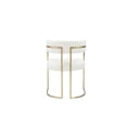 thumbnail image 2 of Fur Dining Chair in Brushed Gold and Black Boucle, 2 of 10