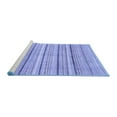 thumbnail image 2 of Ahgly Company Machine Washable Indoor Rectangle Abstract Blue Modern Area Rugs, 5' x 8', 2 of 4