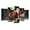 Santa Claus and Reindeer Pictures - 1, variant on ZHONGYUTONG 5 Piece Christmas Wall Art Santa Claus and Reindeer Pictures Large Xmas Canvas Painting Prints Winter Holiday Home Wall Decor Framed (8x14inx2pcs 8x18inx2pcs 8x22inx1pcs)