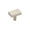 Polished White Bronze, variant on Schaub And Company 680-PWB Stradella 1-1/2" "T" Bar Solid Cast Bronze Ridged Luxury